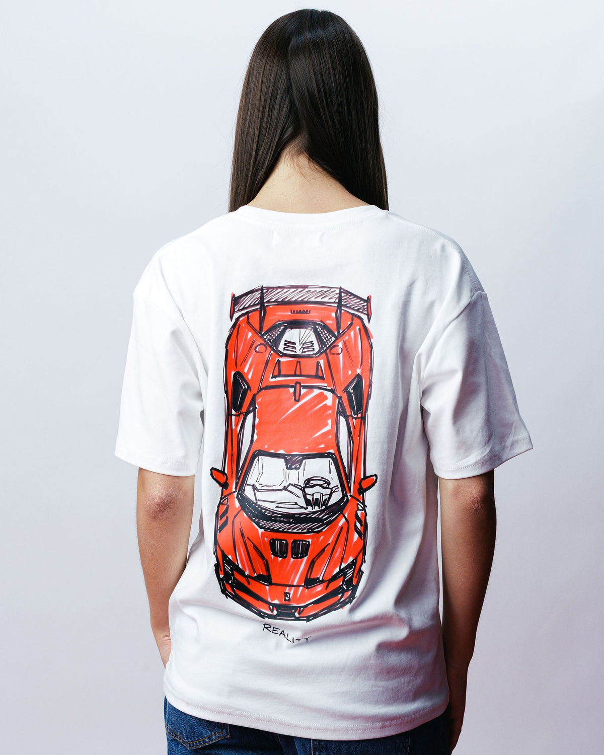SF90XX Marker Tee, on model