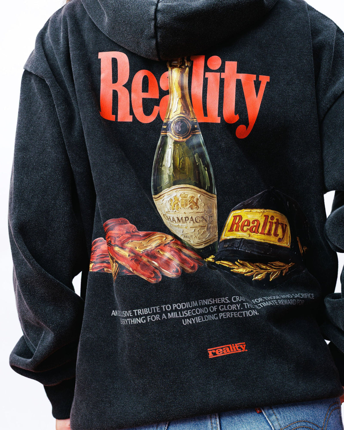 Victory Hoodie, on model