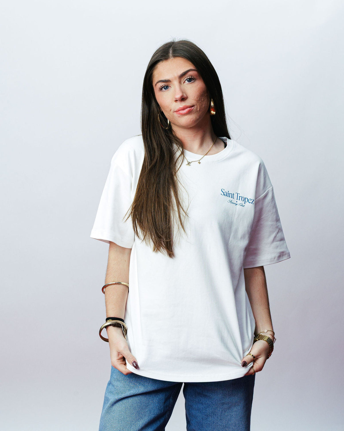 Vintage Saint Tropez Tee, on model