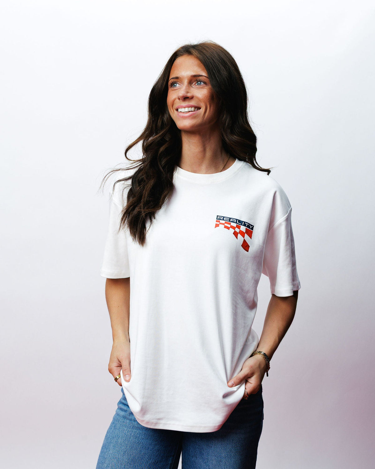 Revuelto Marker Tee, on model