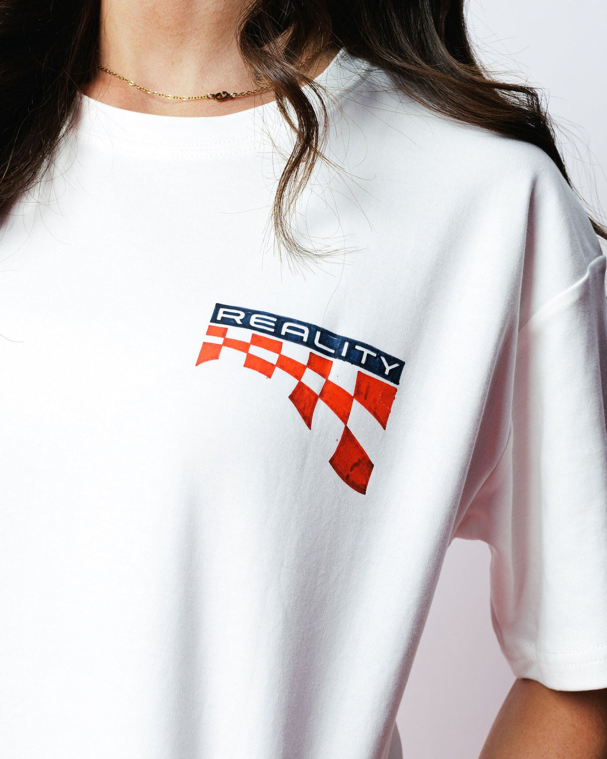 Revuelto Marker Tee, on model