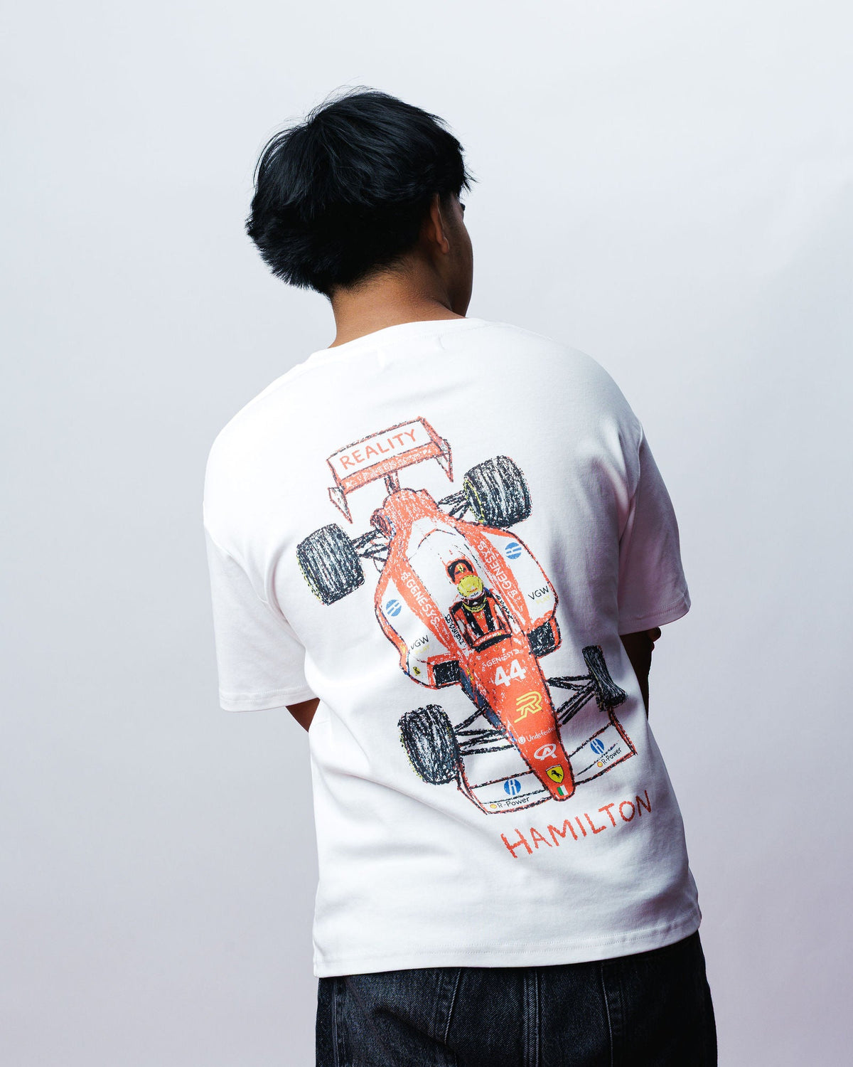Hamilton Crayon Tee, on model