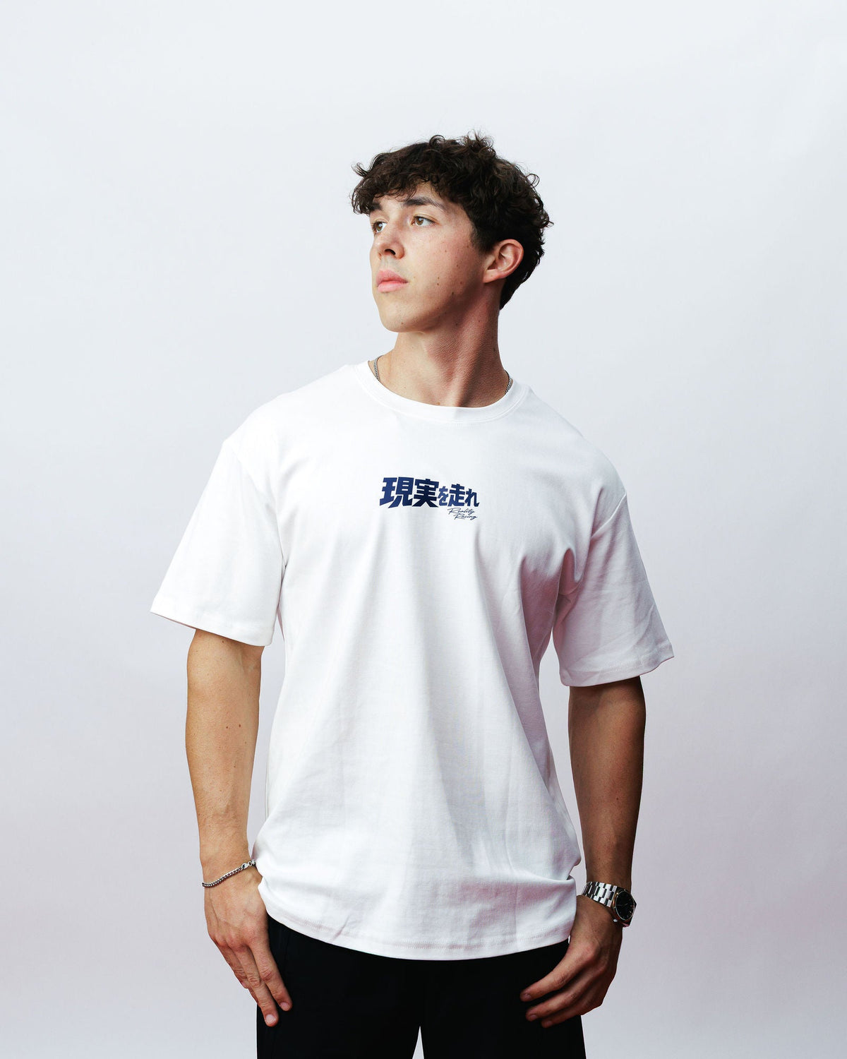 Street Circuit Tee, on model