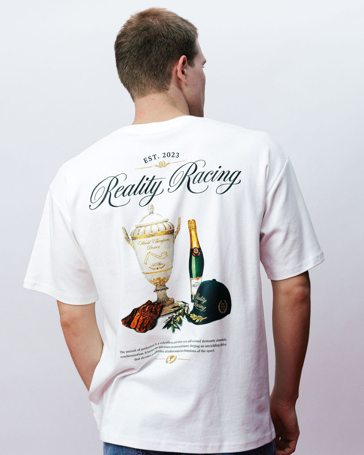 Champions Club Tee, on model