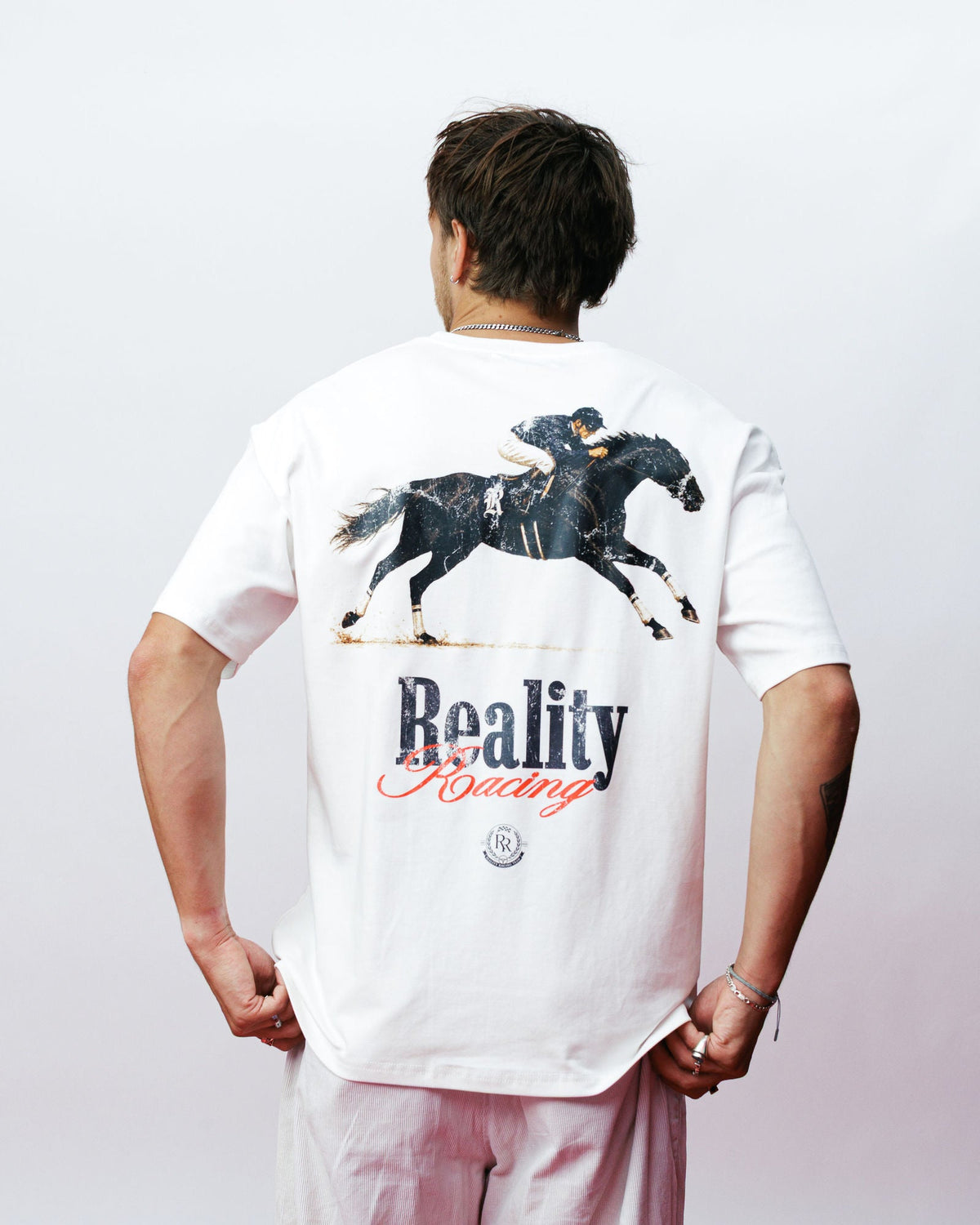 Reality Jock Tee, on model