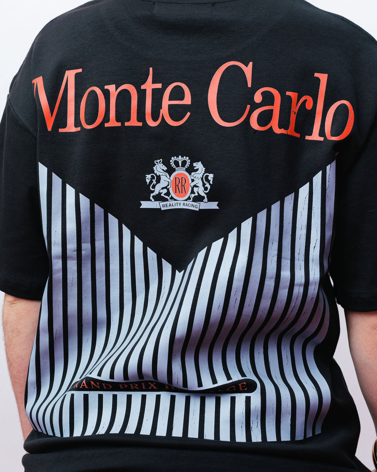 Monte Carlo Heritage Tee, on model
