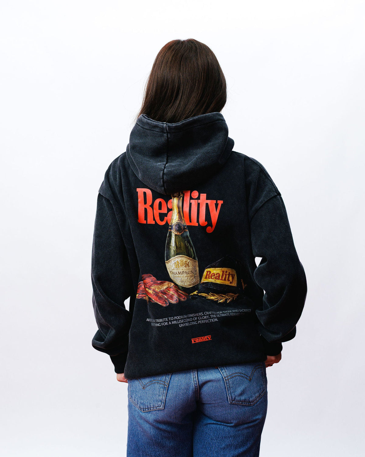 Victory Hoodie, on model