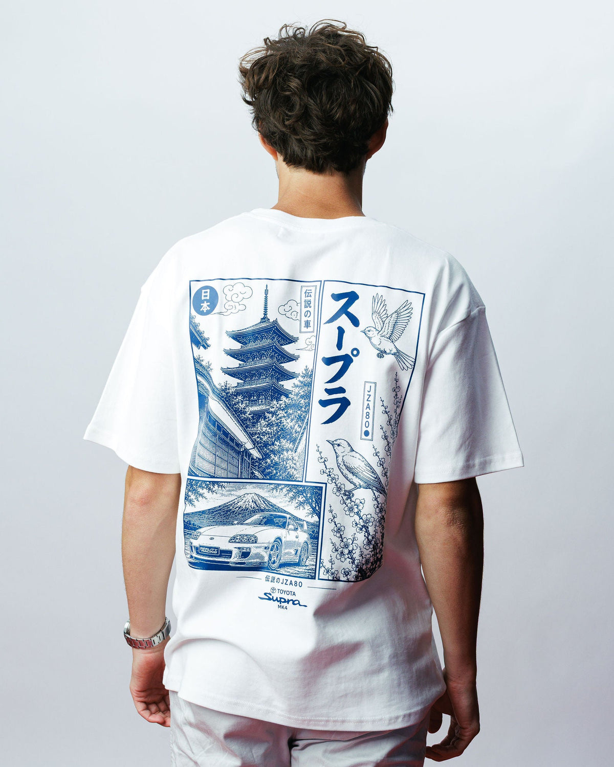 Ukiyo Supra Tee, on model