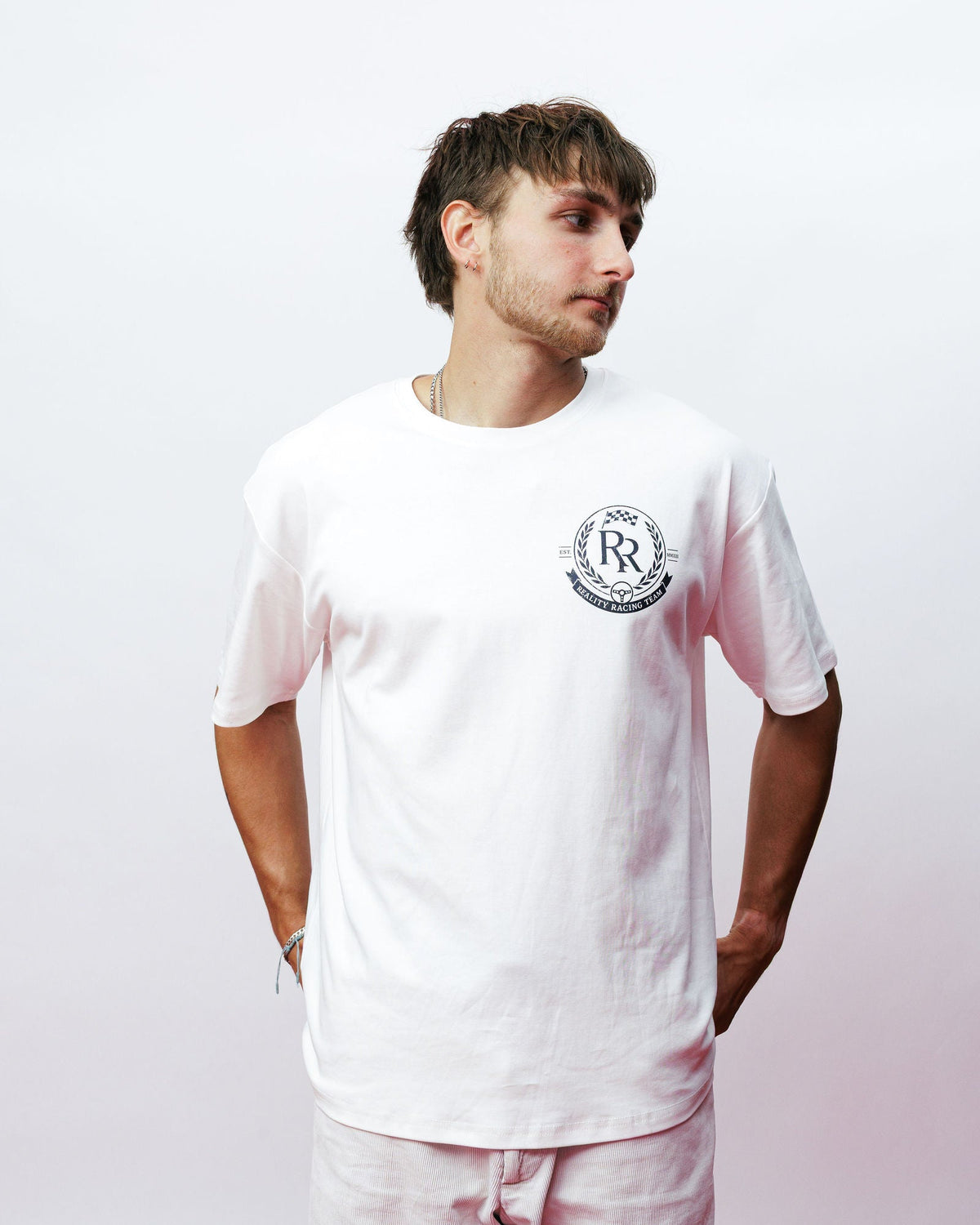 Reality Jock Tee, on model