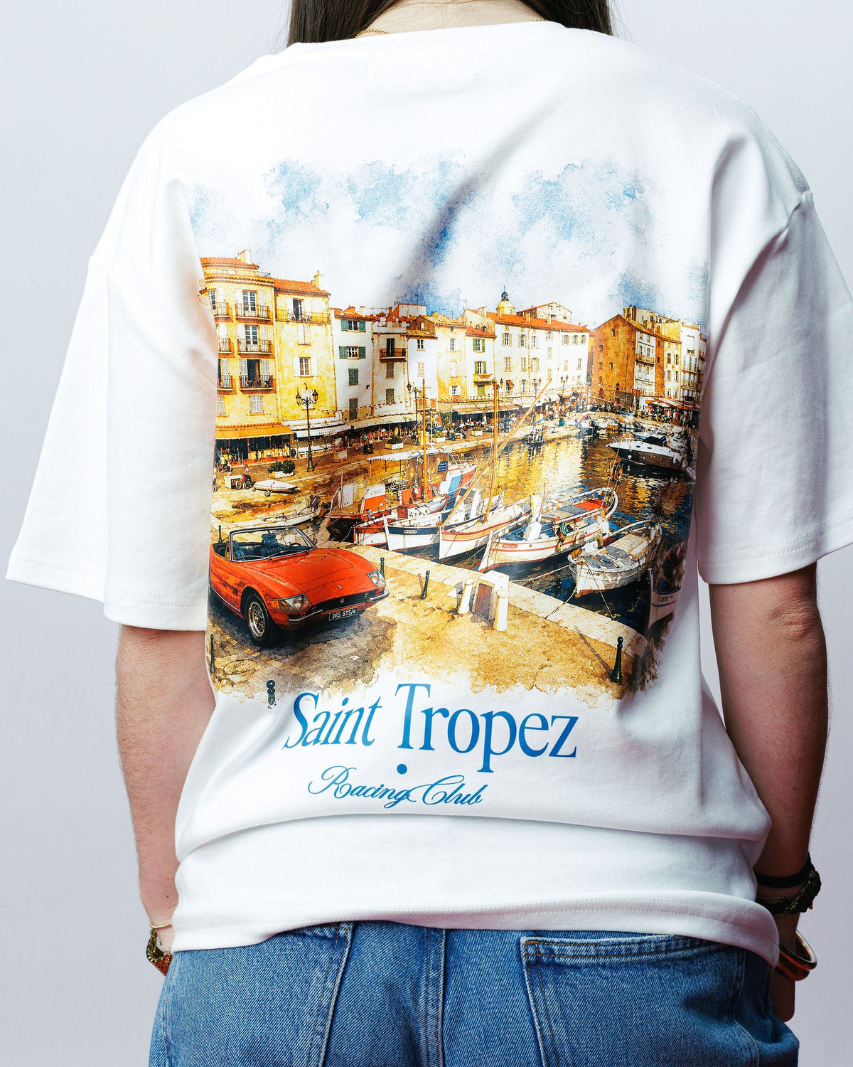 Vintage Saint Tropez Tee, on model