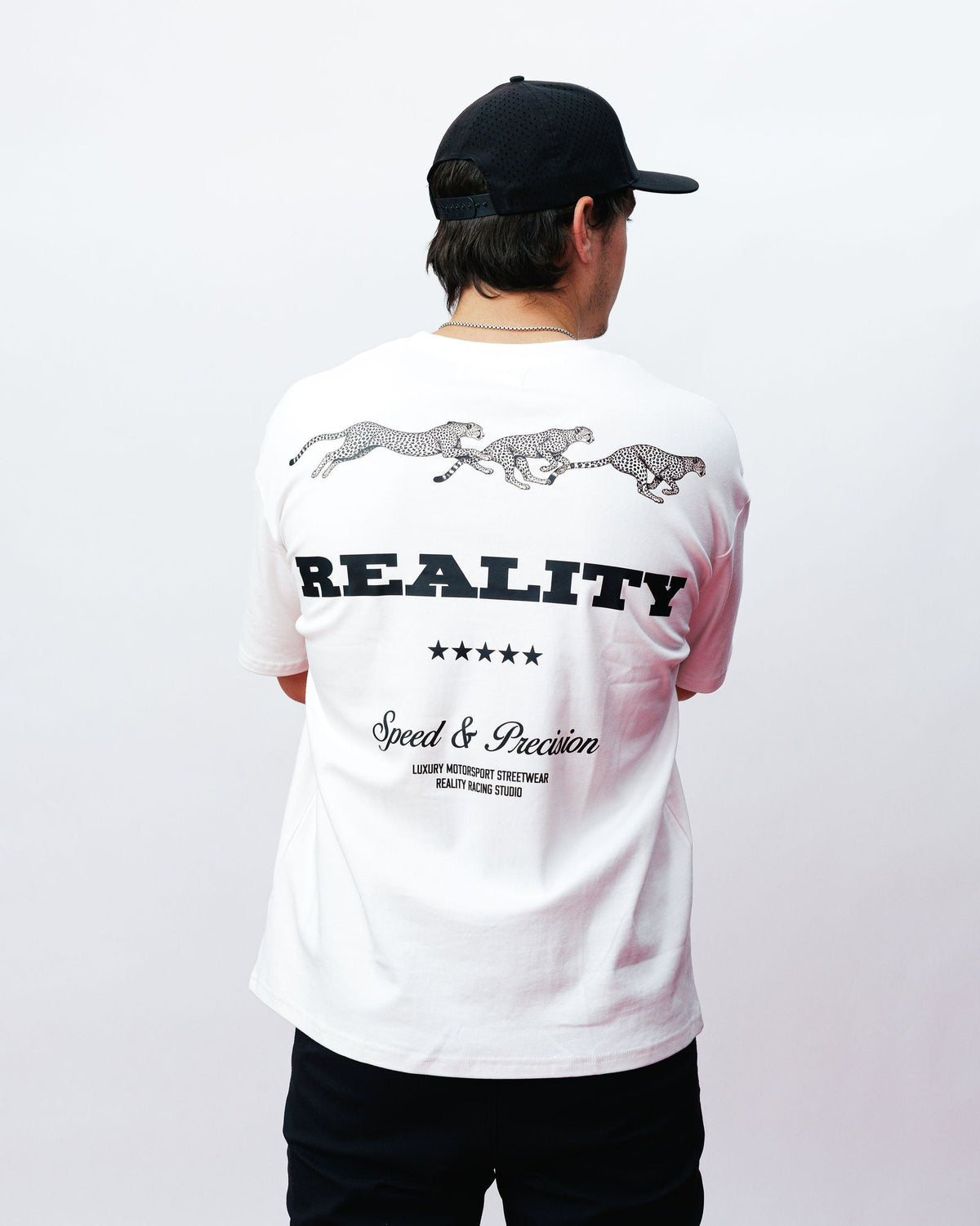 Reality Speed Tee, on model