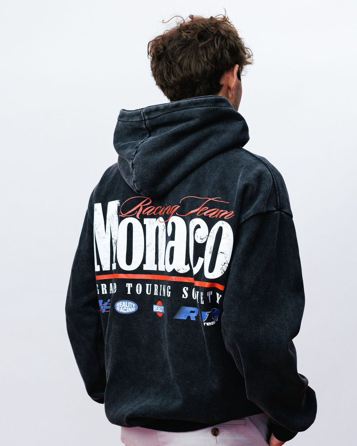 Monaco Hoodie, on model