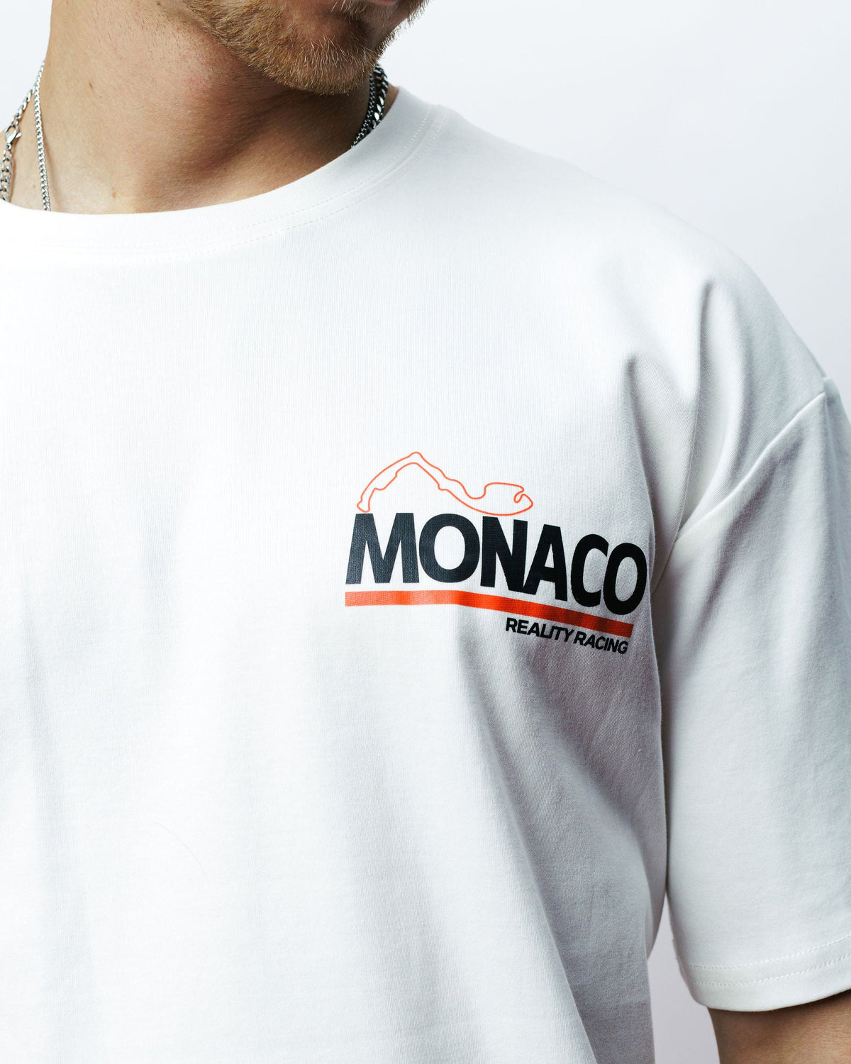 Monaco Grand Prix Tee, on model