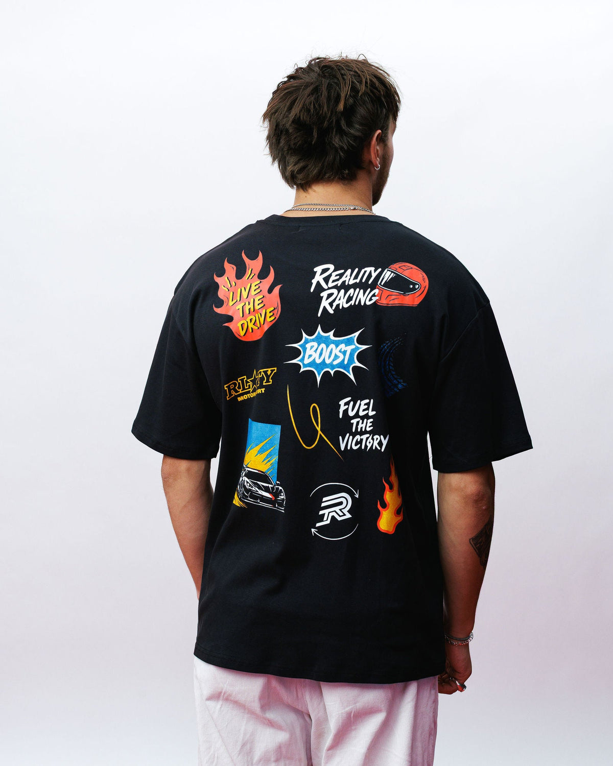 Reality Icons Tee, on model