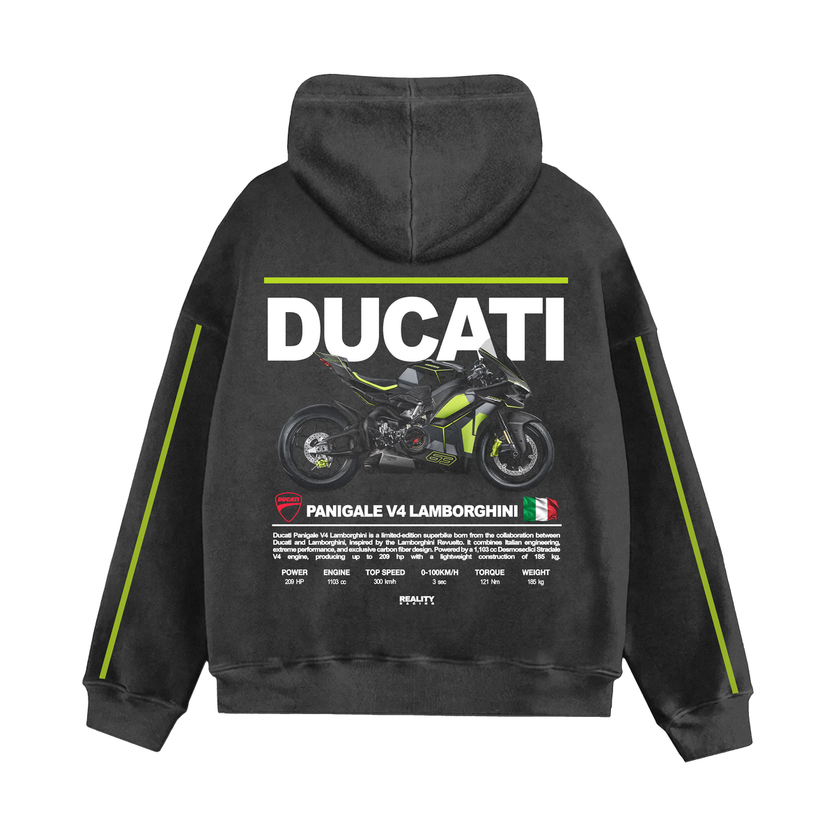 Panigale Lambo V4 Moto Hoodie