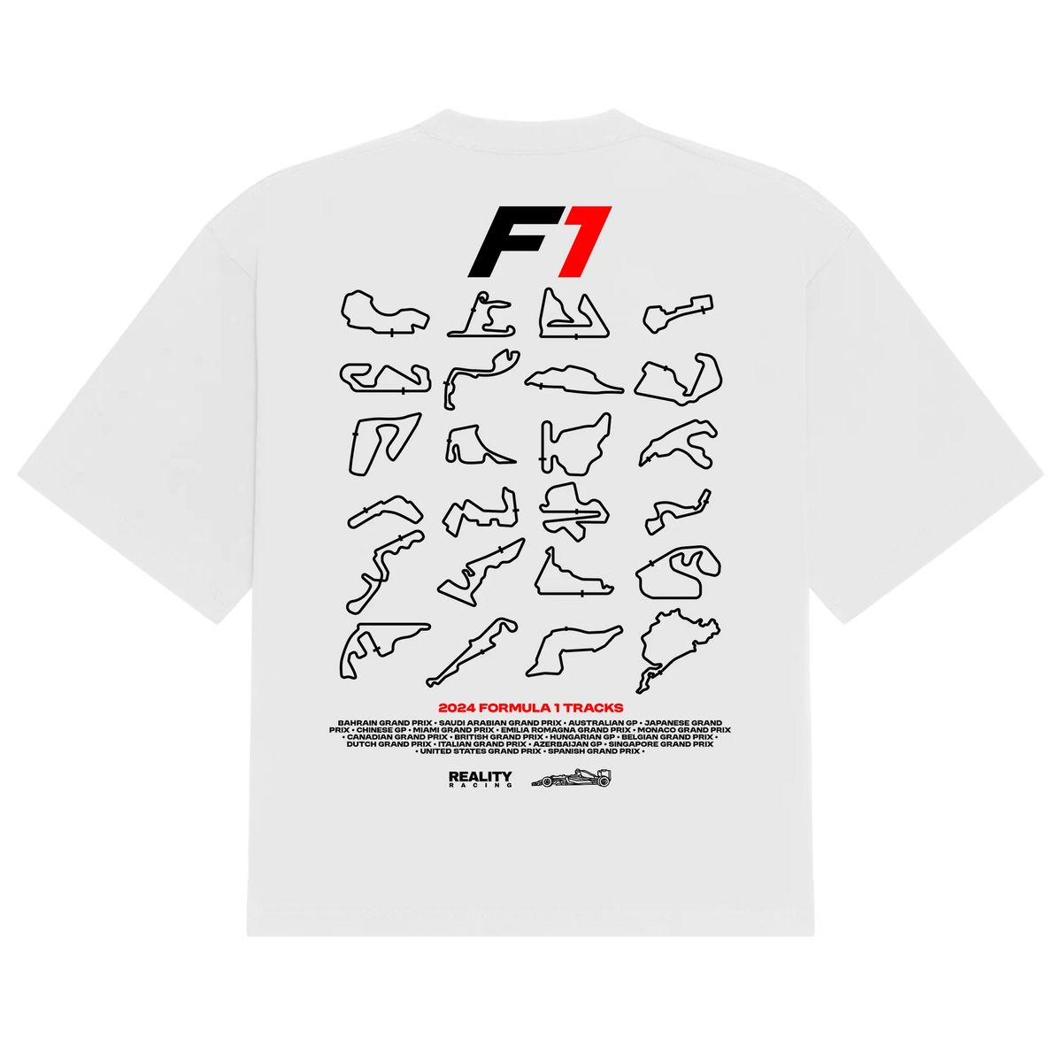 Formula Tracks Tee Reality Racing
