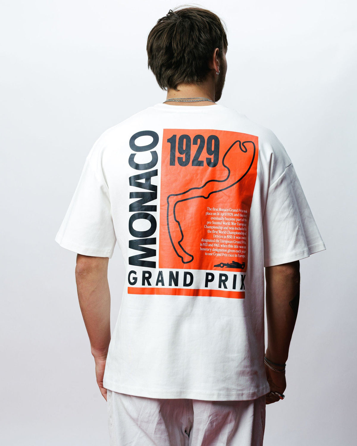 Monaco Grand Prix Tee, on model