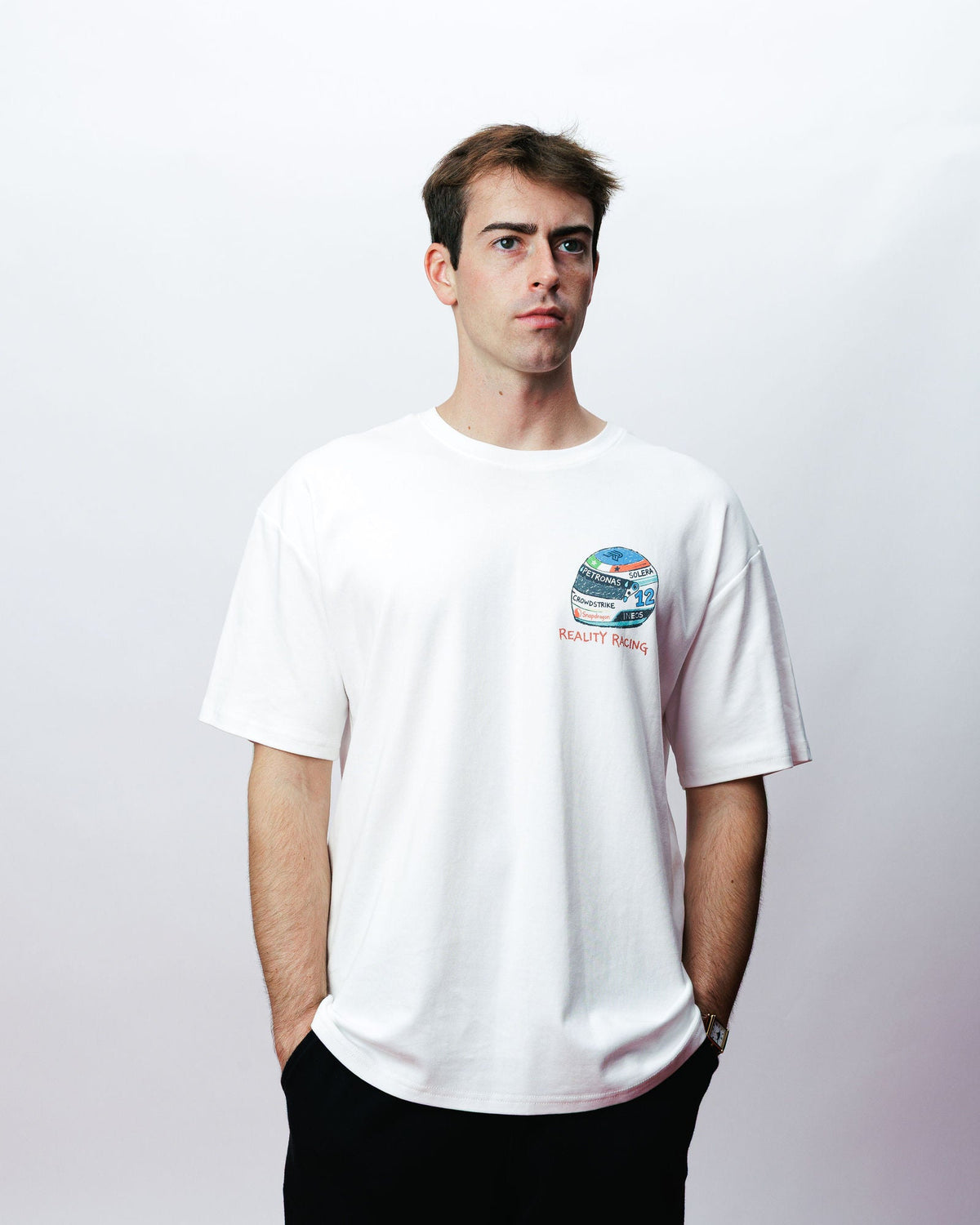 Kimi Crayon Tee, on model