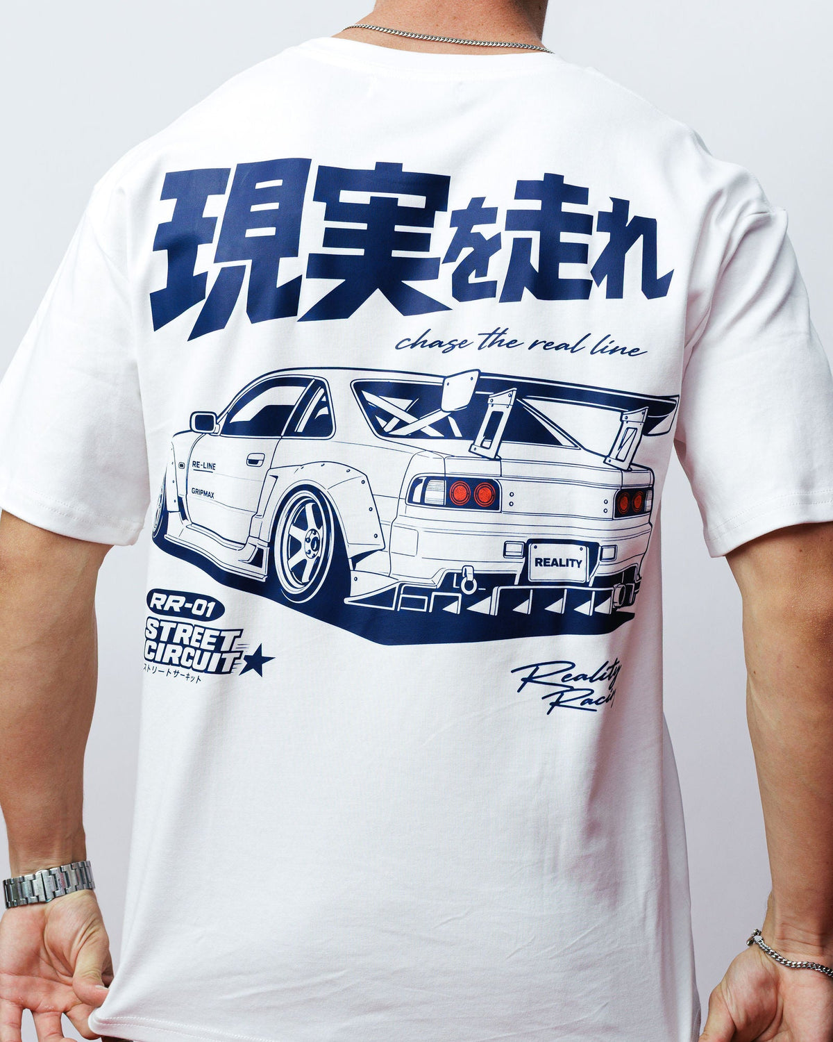 Street Circuit Tee, on model