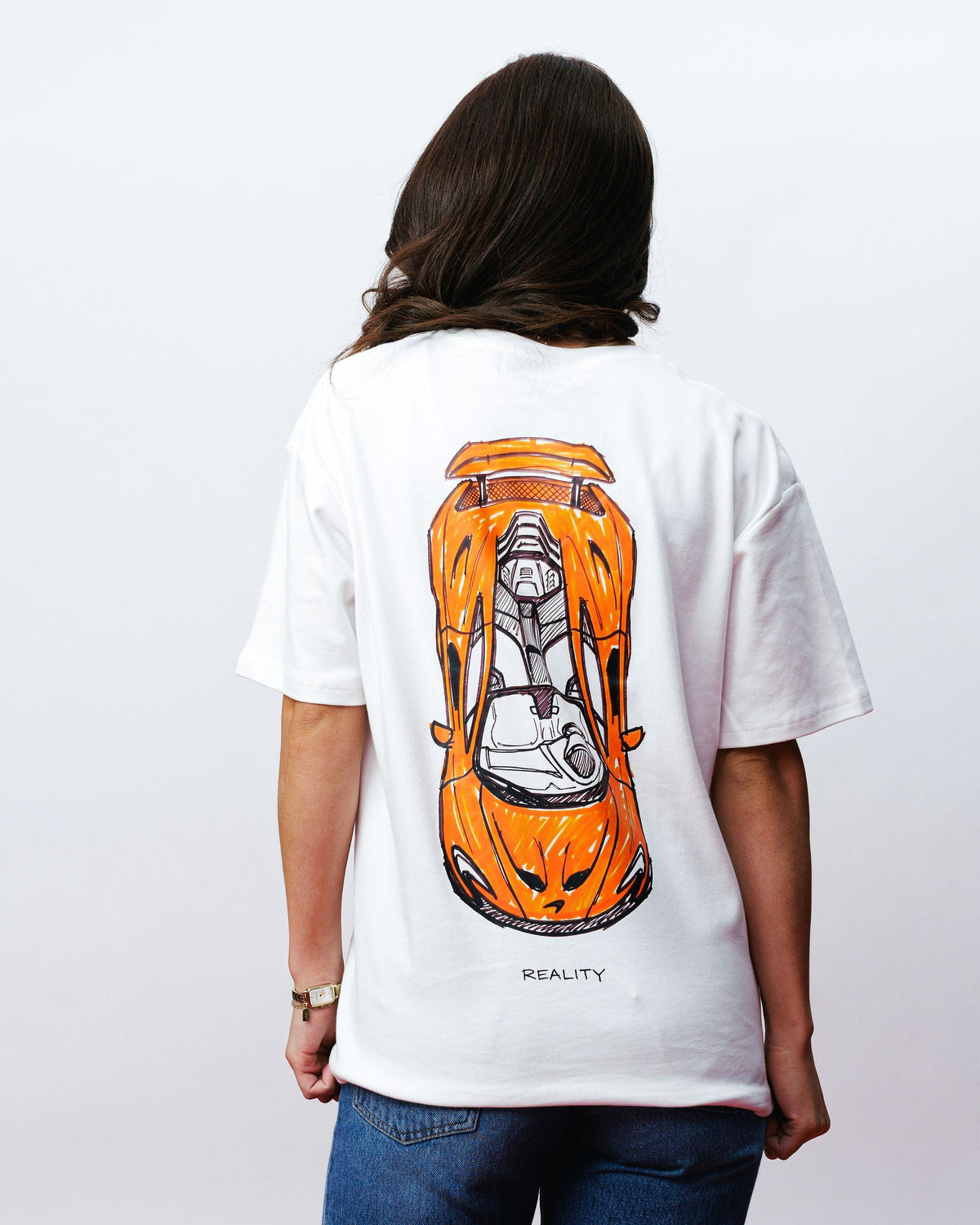 P1 Marker Tee, on model