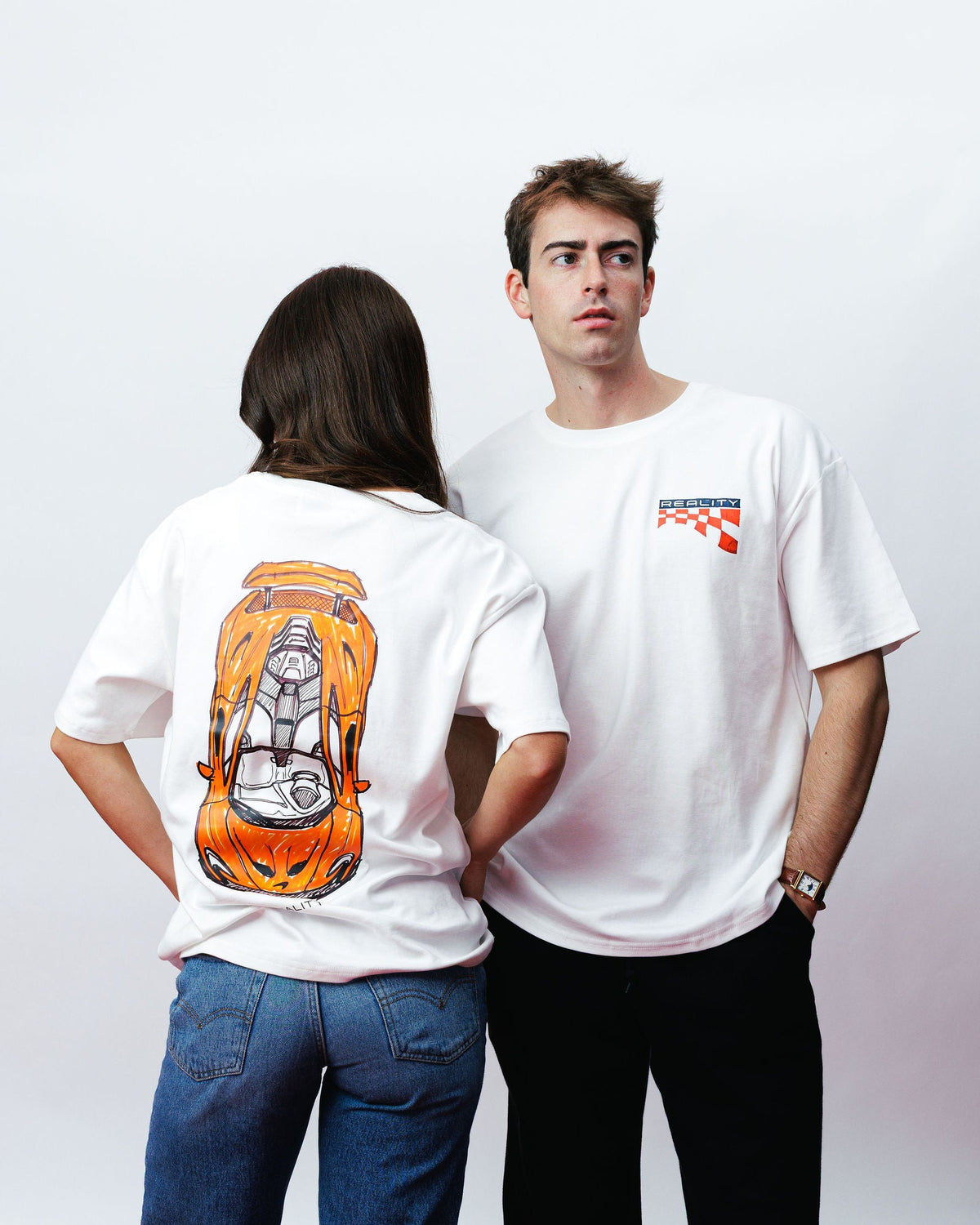 P1 Marker Tee, on model