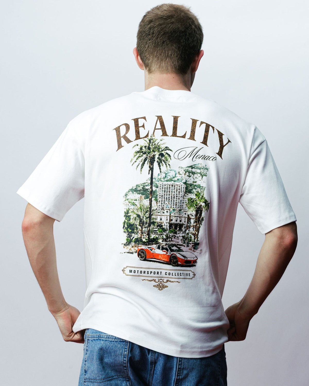 Monaco Riviera Tee, on model