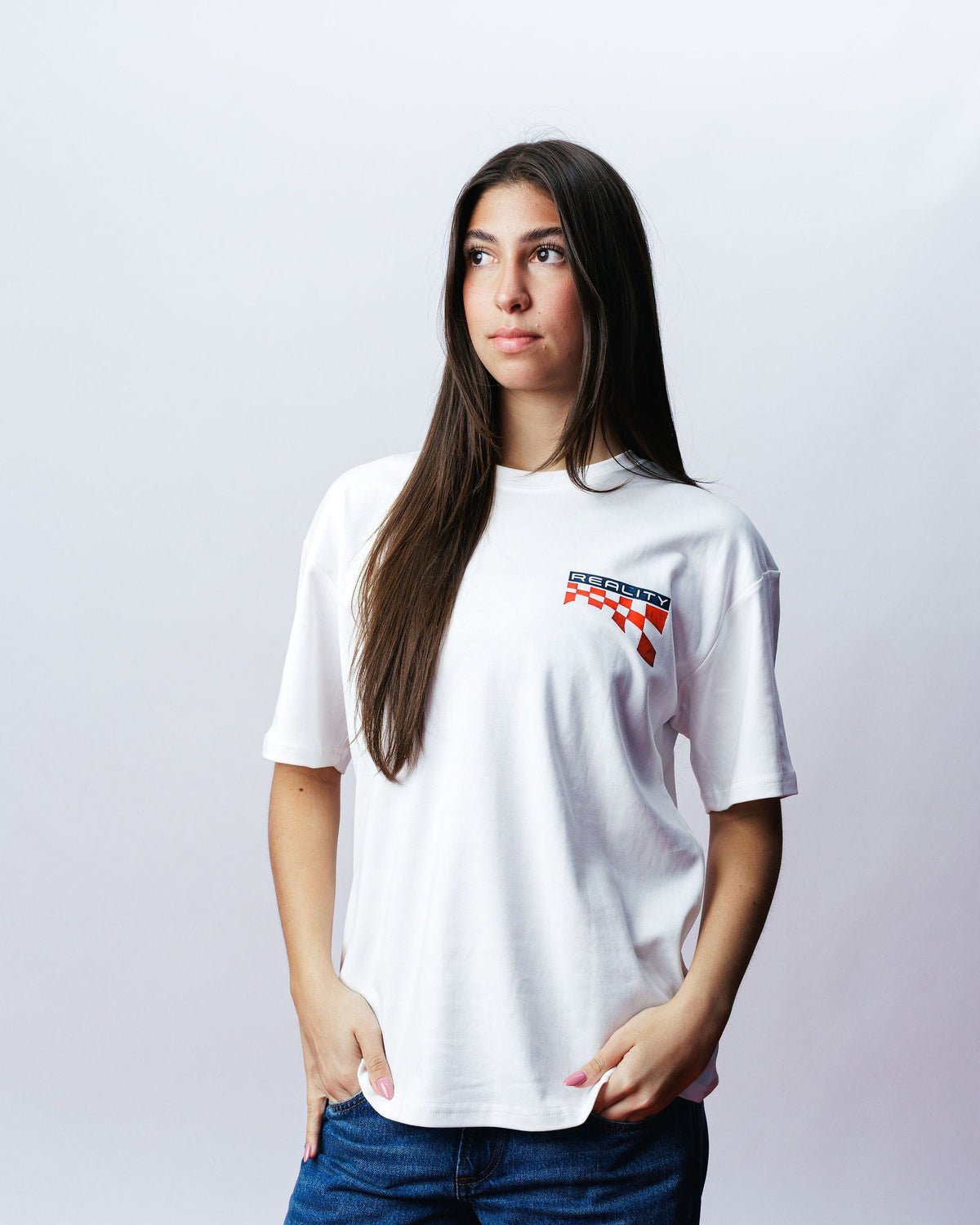 SF90XX Marker Tee, on model