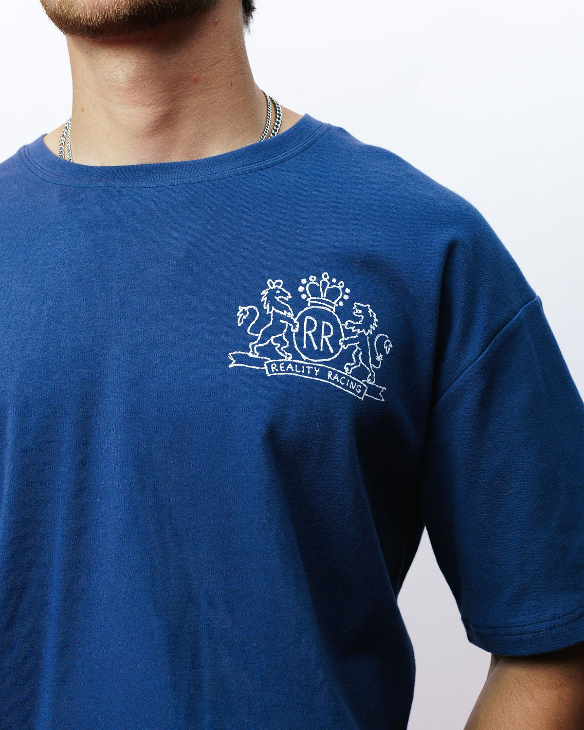Drawn To Race Tee, on model