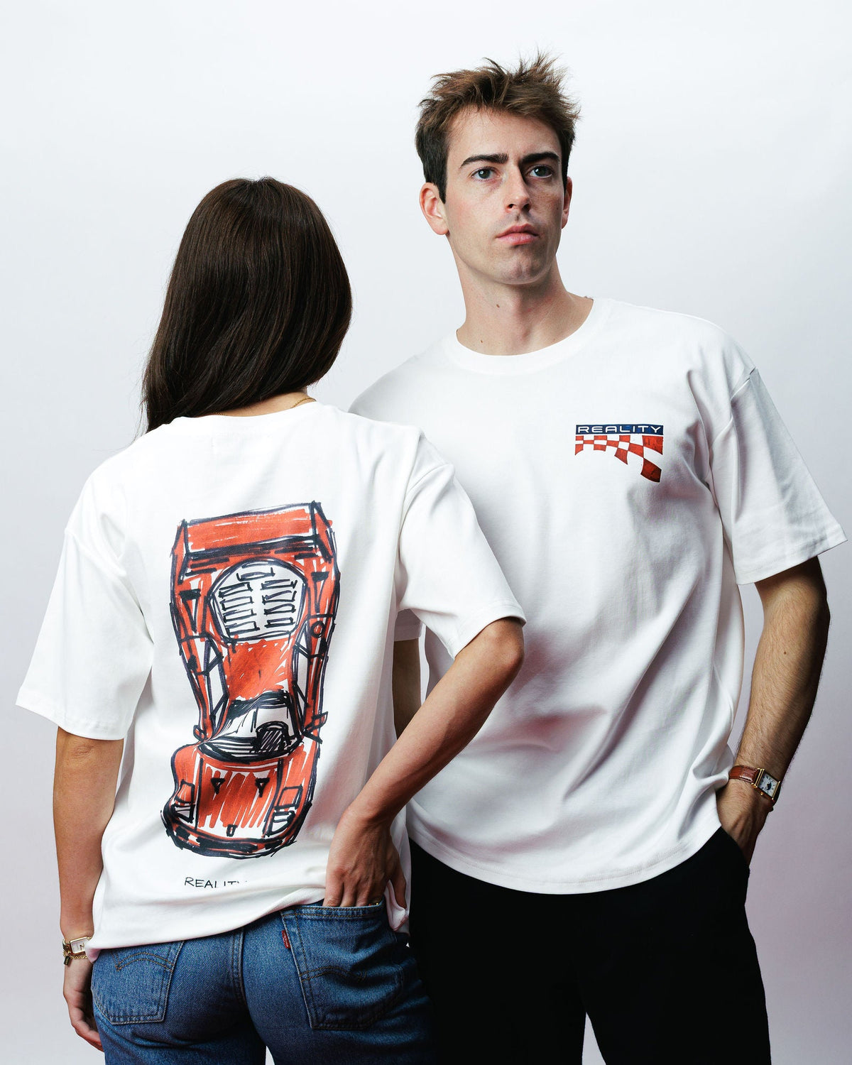 F40 Marker Tee, on model