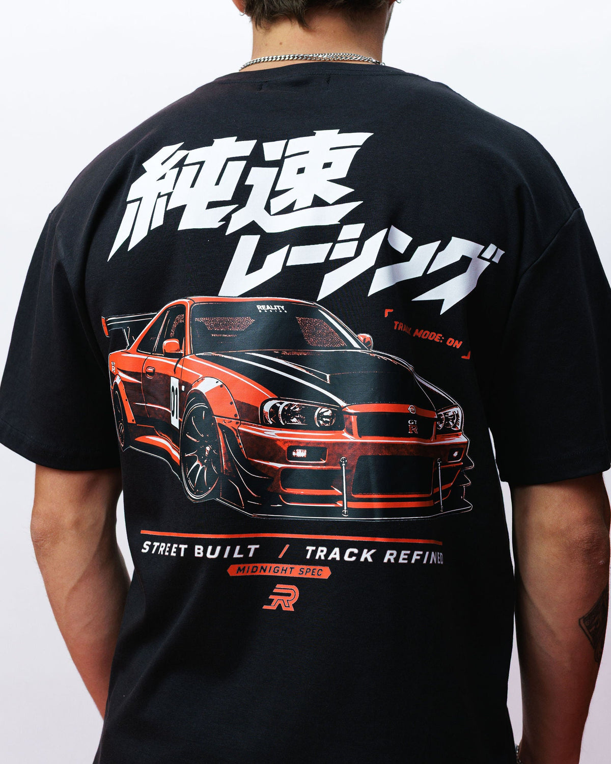 GT-R Track Mode Tee, on model