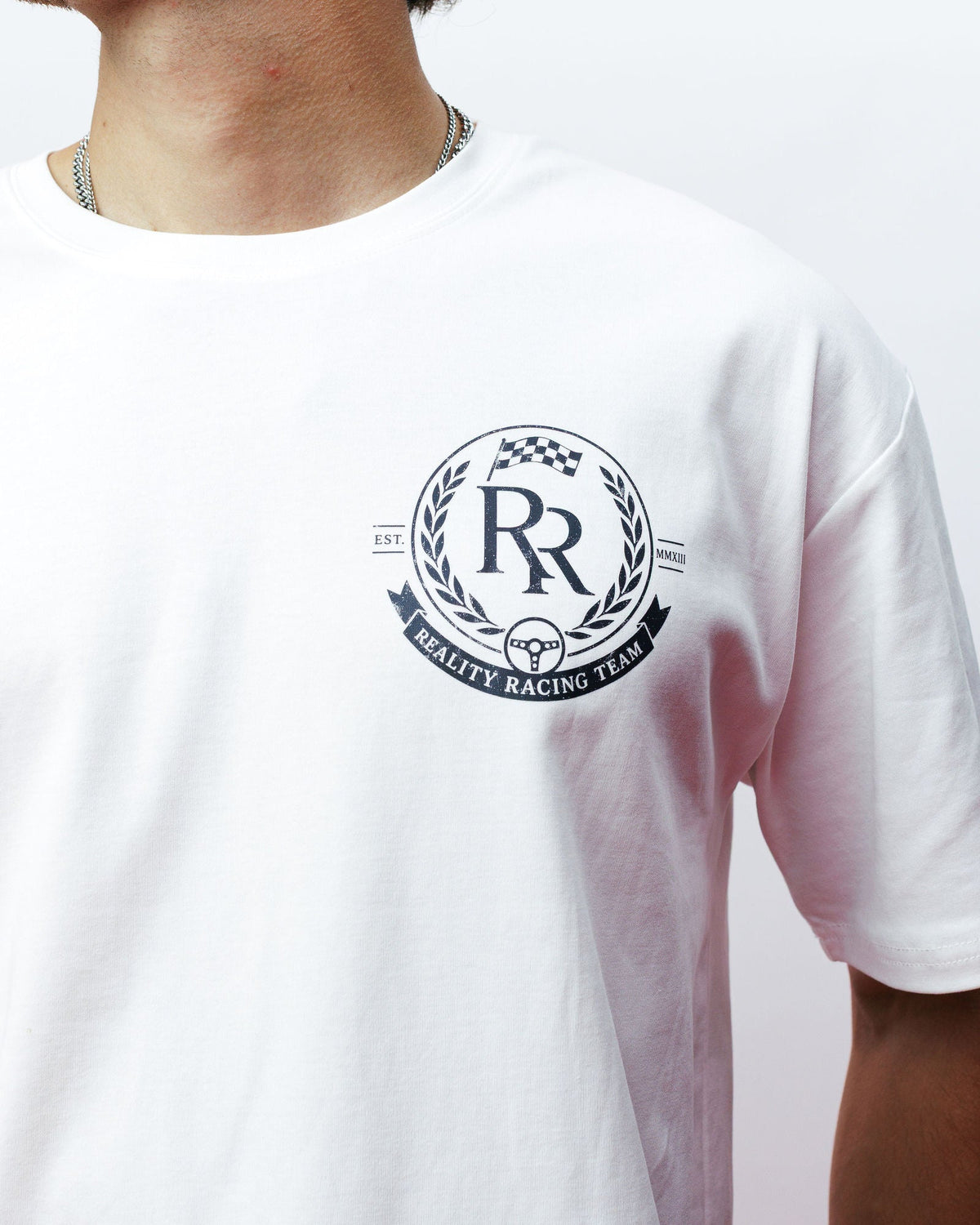 Reality Jock Tee, on model