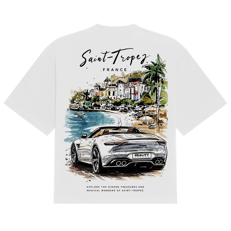 St Tropez France Tee — back