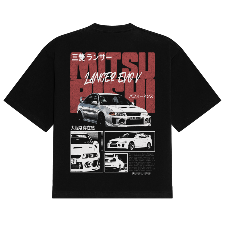 MITSUBISHI LANCER EVO V Tee — back