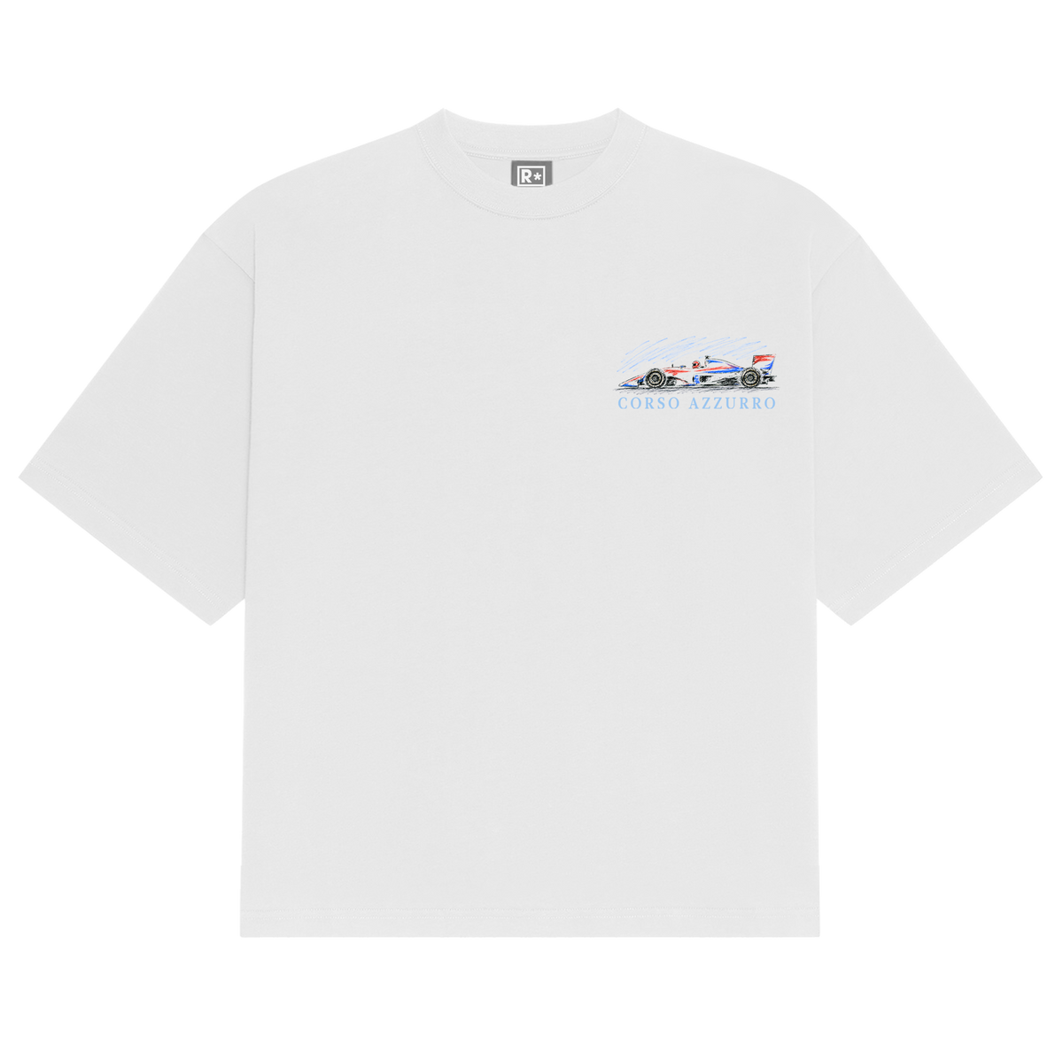 Corso Azzurro Tee, front