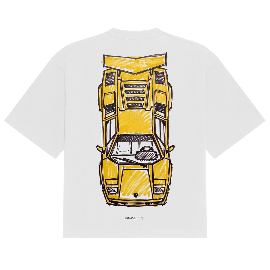Countach Marker Tee, back