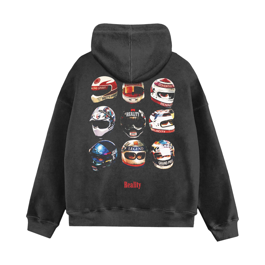 Reality Helmet Hoodie, back