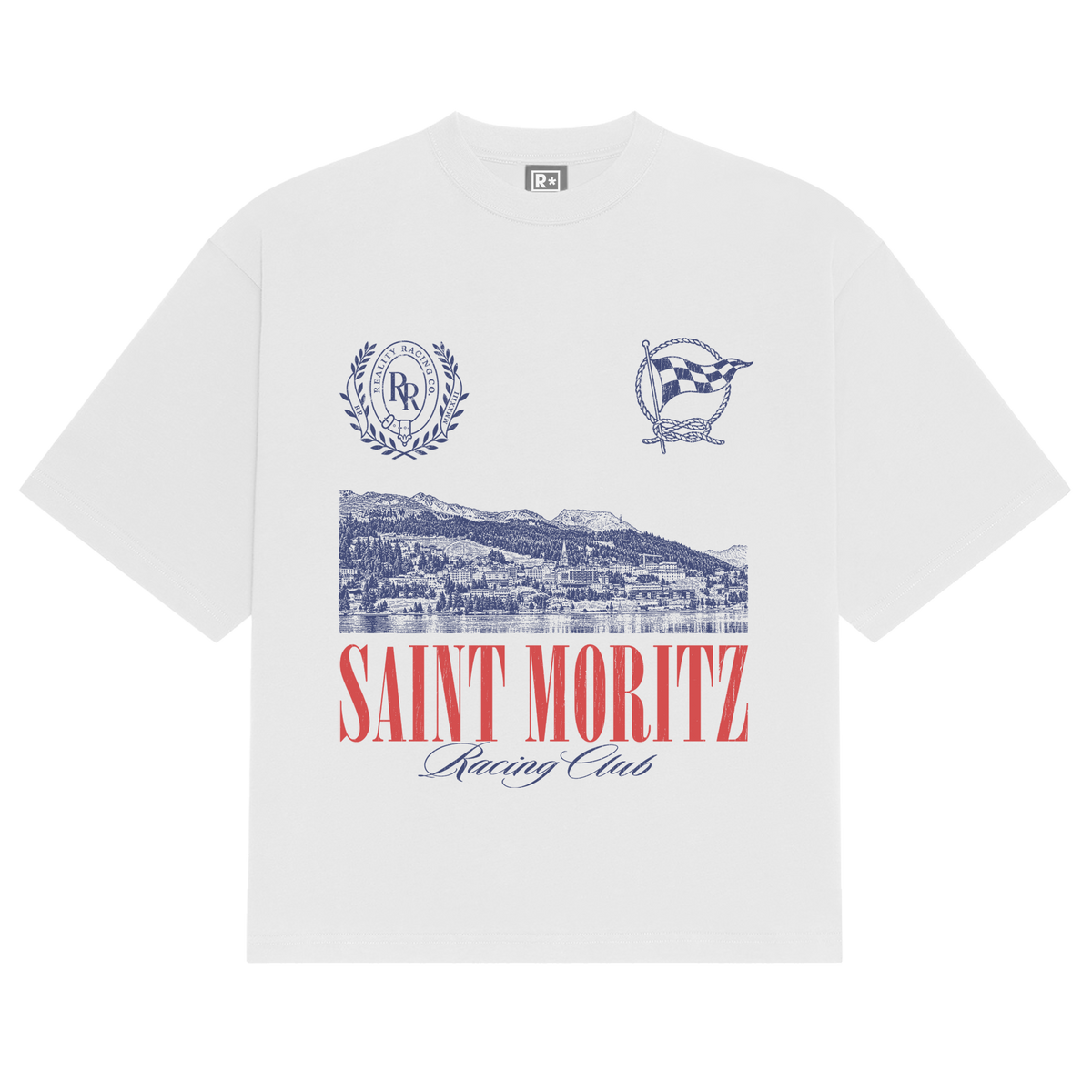 RacingClub-St.Moritz Tee — back