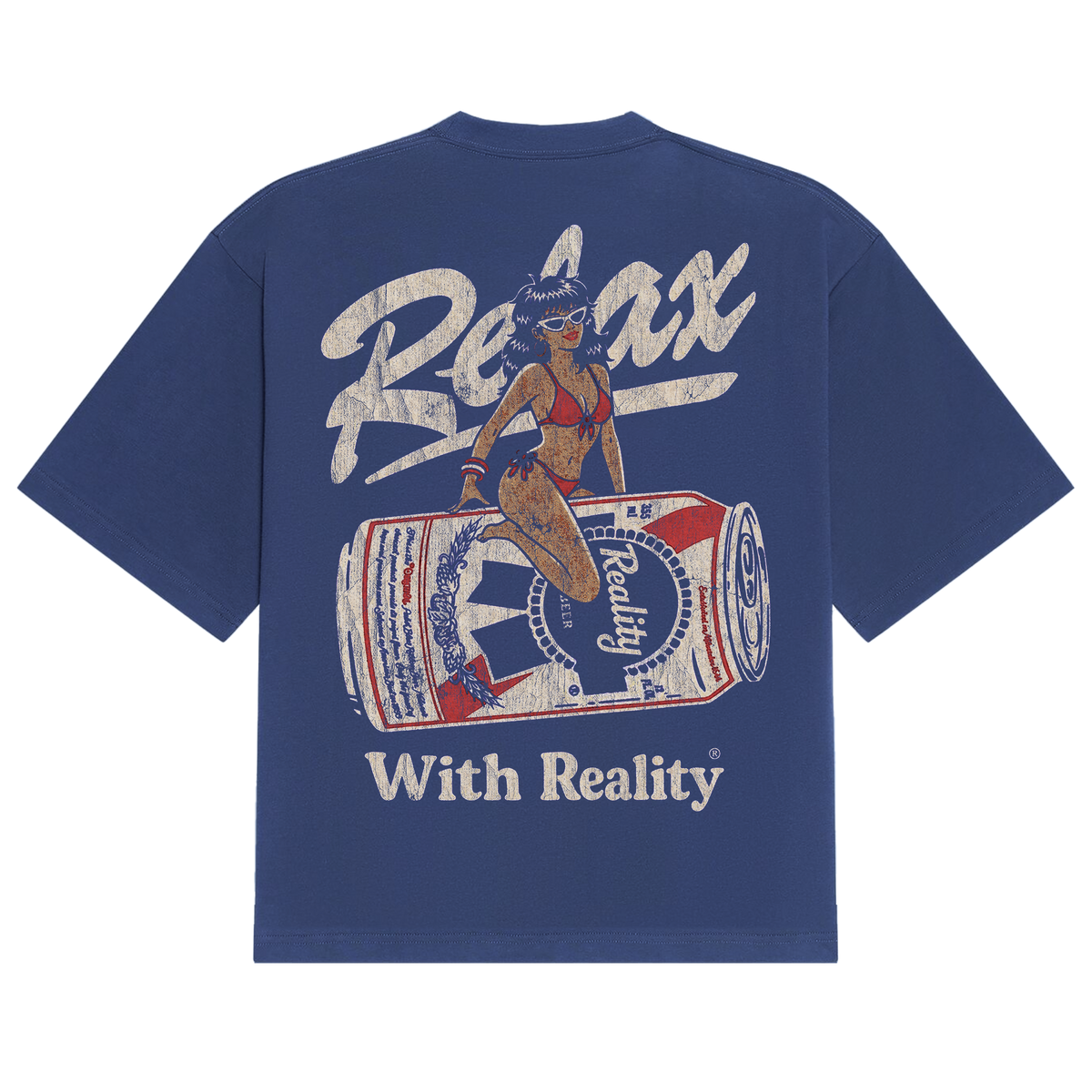 Relax with Reality Tee, back