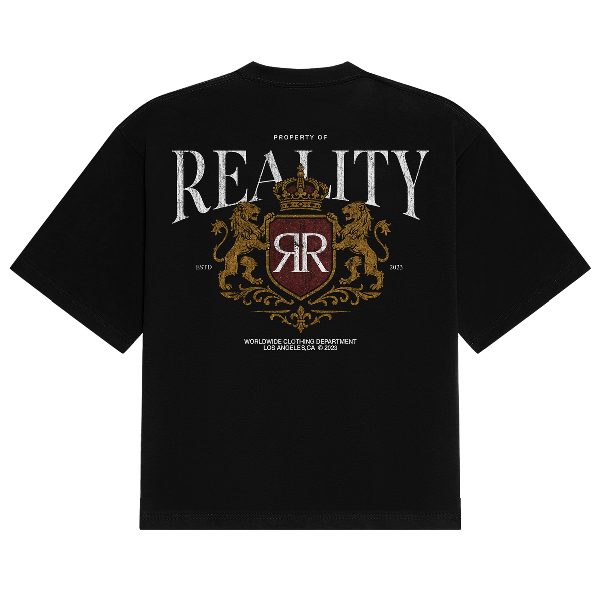 Reality Premium Crest Tee, back