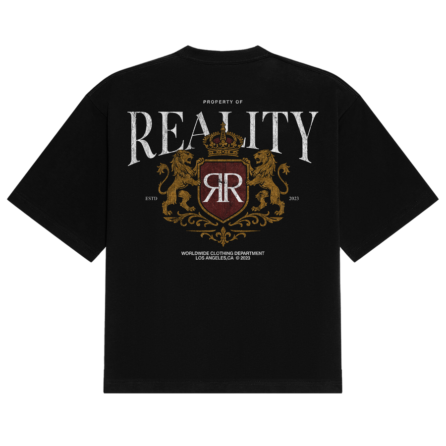 Reality Premium Crest Tee, back