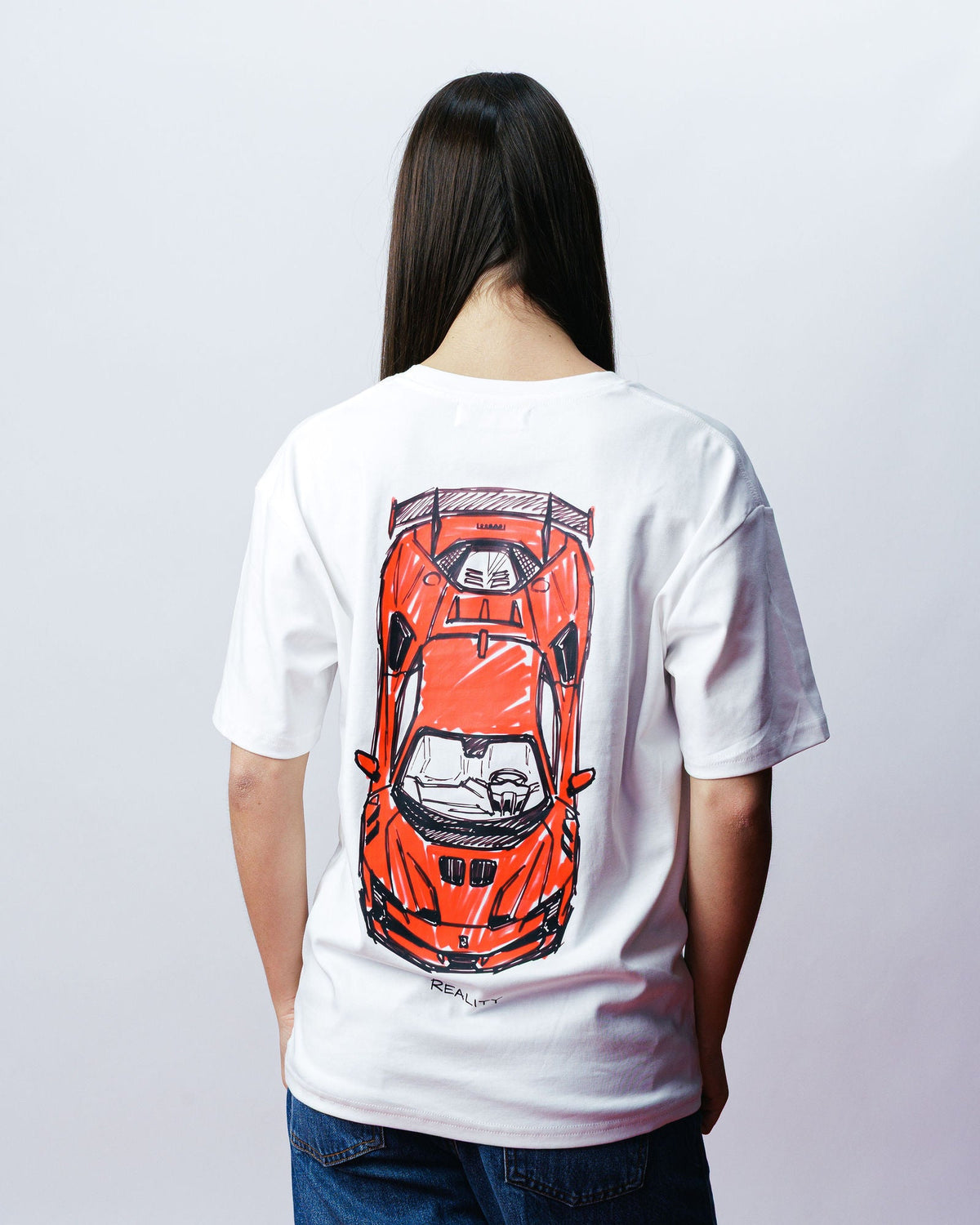 SF90XX Marker Tee, on model
