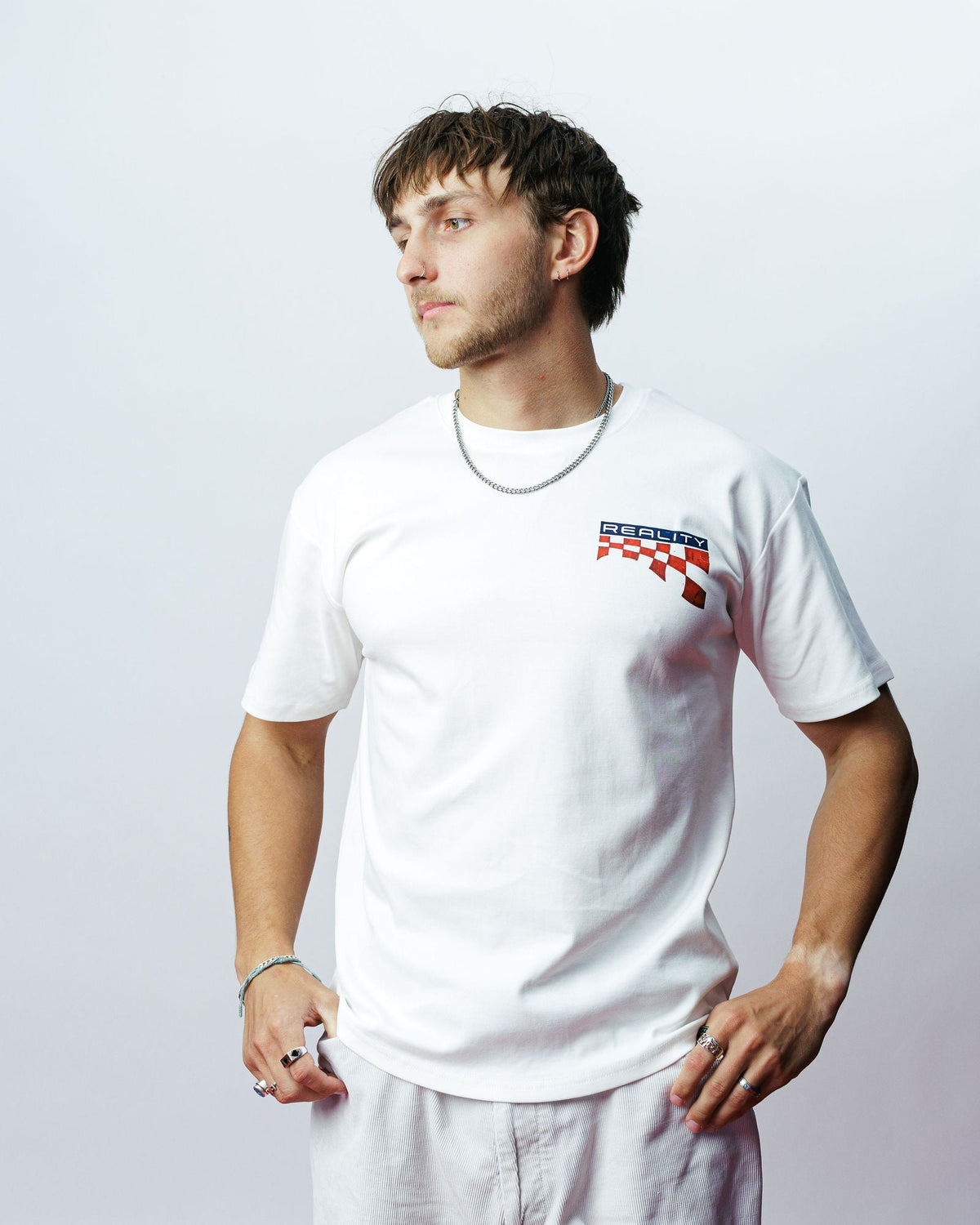 Mc-F1 Marker Tee, on model