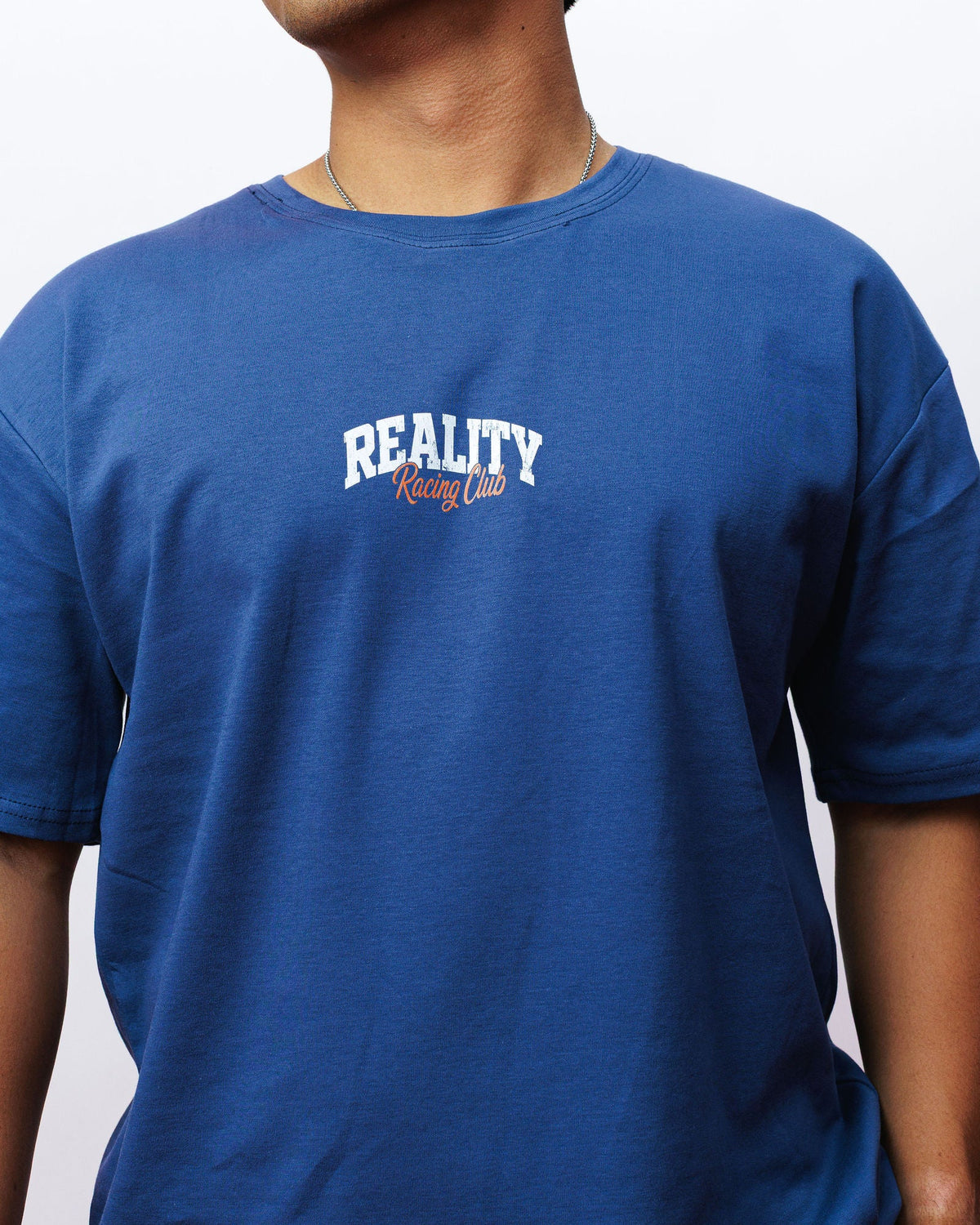 Reality Racing Club Champions Tee, on model