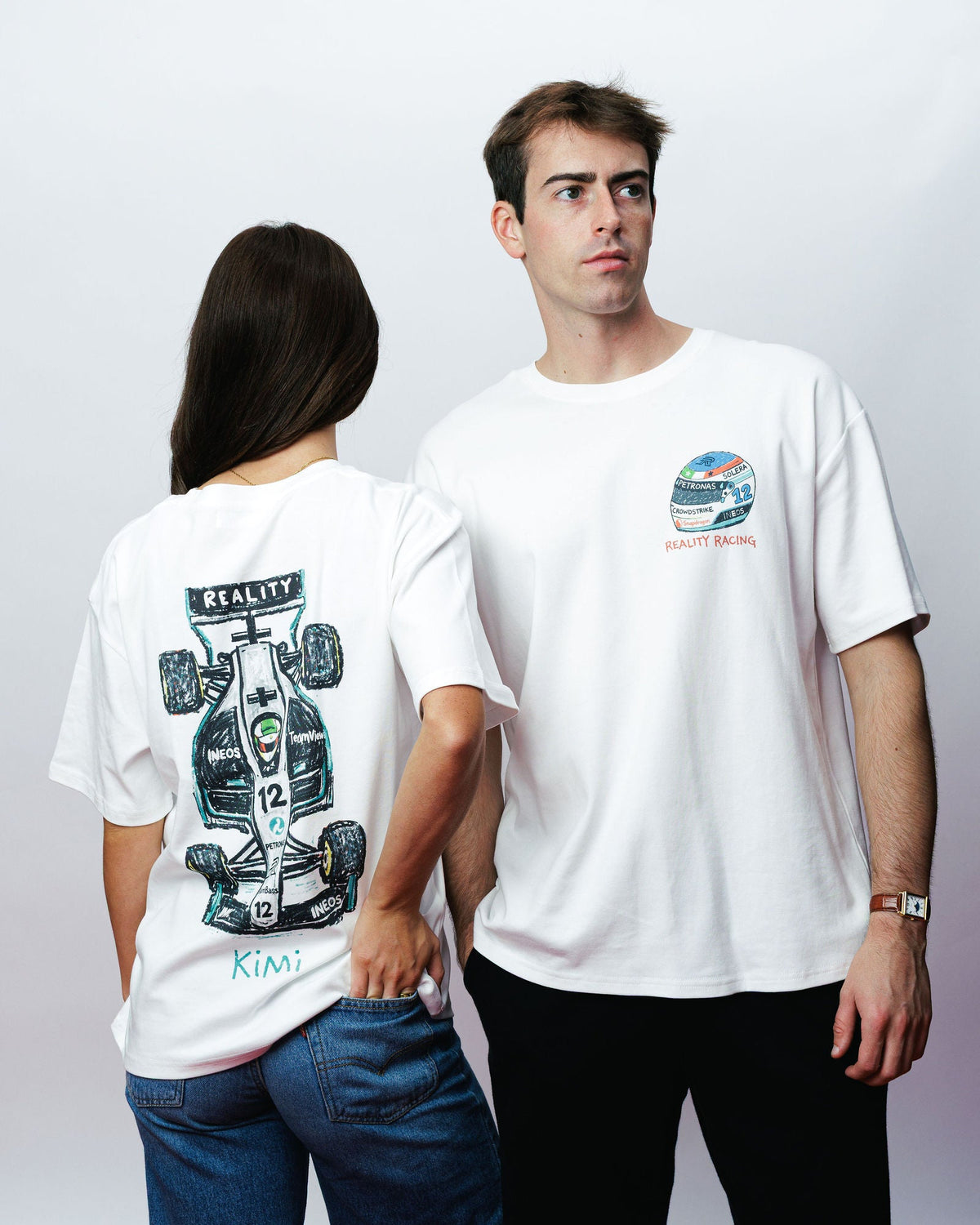 Kimi Crayon Tee, on model